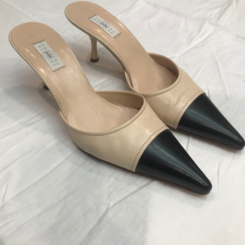 Barney’s New York Heels- Open heel, Leather